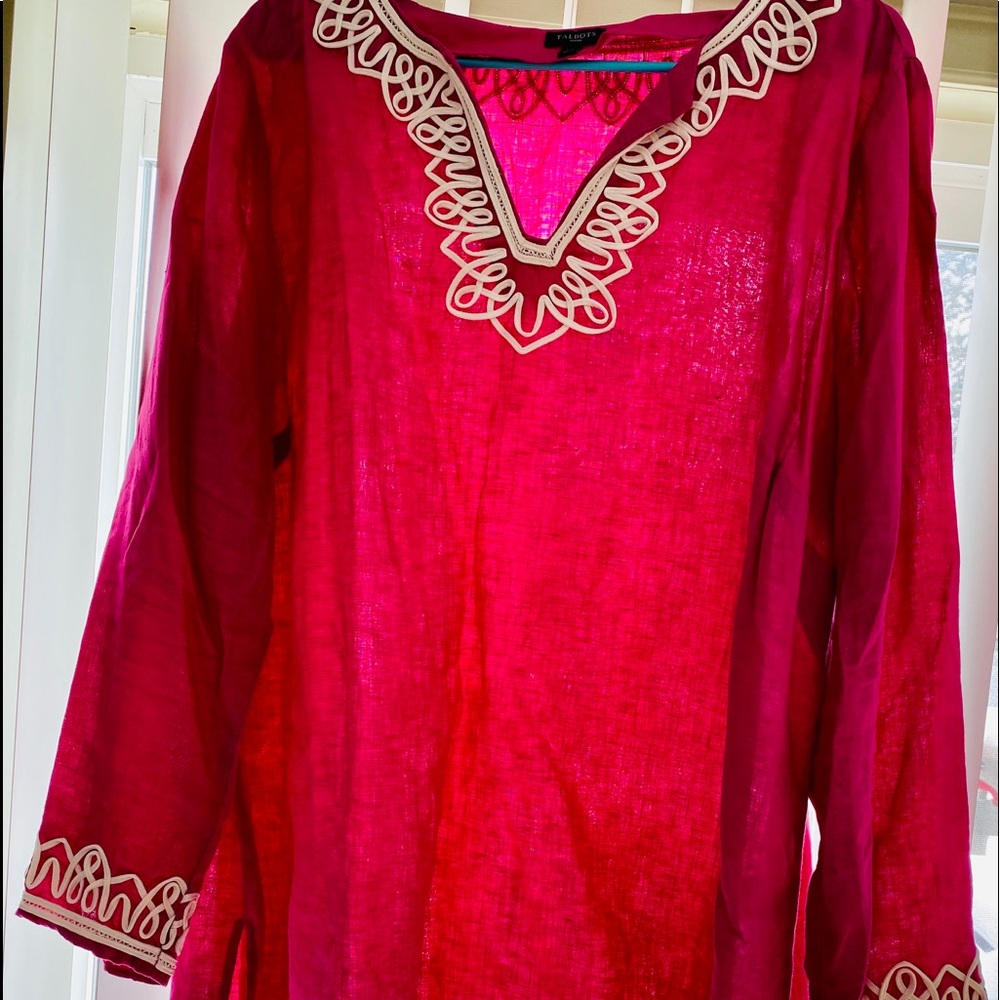 Pink Blouse - long